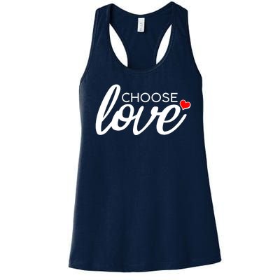 Choose Love Be Kind Women's Racerback Tank