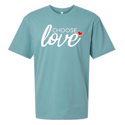 Choose Love Be Kind Sueded Cloud Jersey T-Shirt