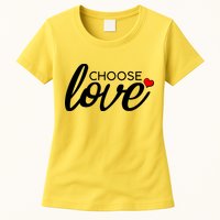 Choose Love Be Kind Womens T-Shirt