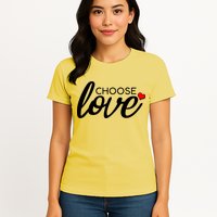 Choose Love Be Kind Womens T-Shirt
