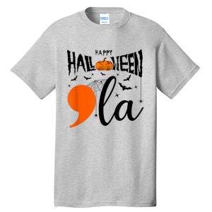 Comma La Boo Ghost Kamala Harris Halloween 2024 Tall T-Shirt