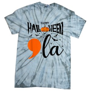 Comma La Boo Ghost Kamala Harris Halloween 2024 Tie-Dye T-Shirt