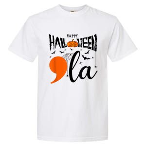 Comma La Boo Ghost Kamala Harris Halloween 2024 Garment-Dyed Heavyweight T-Shirt