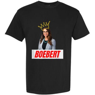 Congress Lauren Boebert With Crown Letter Box Name Garment-Dyed Heavyweight T-Shirt