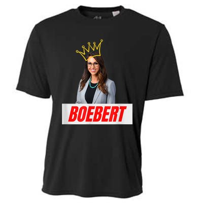 Congress Lauren Boebert With Crown Letter Box Name Cooling Performance Crew T-Shirt