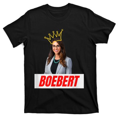 Congress Lauren Boebert With Crown Letter Box Name T-Shirt