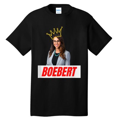 Congress Lauren Boebert With Crown Letter Box Name Tall T-Shirt