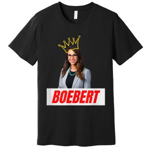 Congress Lauren Boebert With Crown Letter Box Name Premium T-Shirt