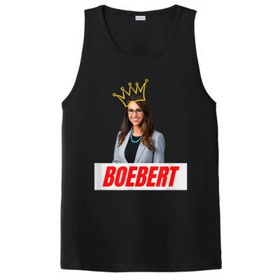 Congress Lauren Boebert With Crown Letter Box Name PosiCharge Competitor Tank