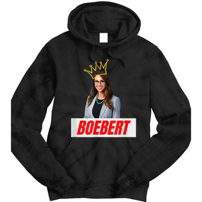 Congress Lauren Boebert With Crown Letter Box Name Tie Dye Hoodie