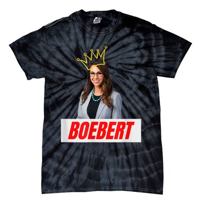 Congress Lauren Boebert With Crown Letter Box Name Tie-Dye T-Shirt