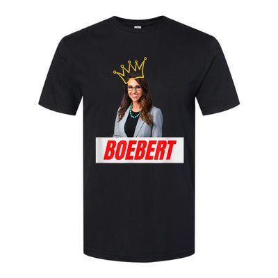 Congress Lauren Boebert With Crown Letter Box Name Softstyle CVC T-Shirt