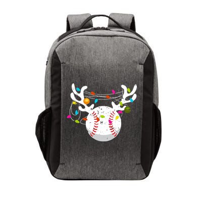 Christmas Lights Baseball Ball Funny Xmas Vector Backpack