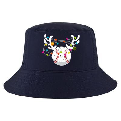 Christmas Lights Baseball Ball Funny Xmas Cool Comfort Performance Bucket Hat