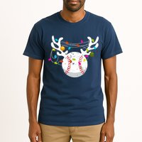 Christmas Lights Baseball Ball Funny Xmas Tall T-Shirt