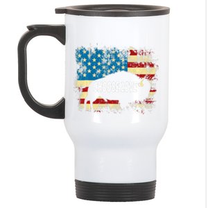 Choose Love Bills Buffalo Choose Love America Flag Stainless Steel Travel Mug