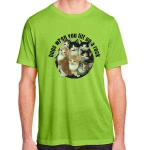 Cat Lover Bugs When You Lift Up A Rock Kitten Pet Cats Adult ChromaSoft Performance T-Shirt