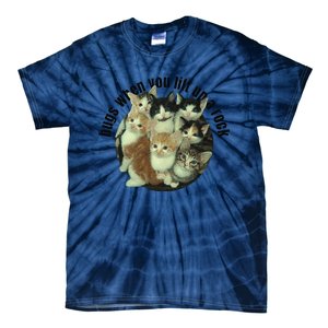 Cat Lover Bugs When You Lift Up A Rock Kitten Pet Cats Tie-Dye T-Shirt