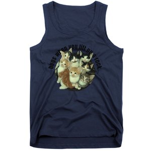 Cat Lover Bugs When You Lift Up A Rock Kitten Pet Cats Tank Top