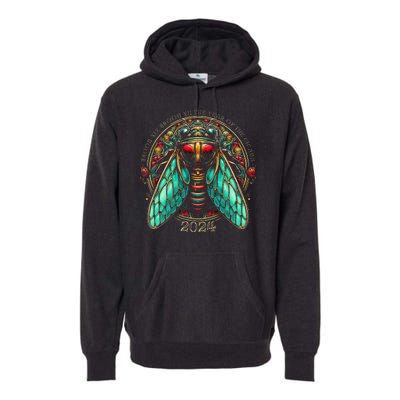 Cicada Lover Brood Xix Brood Xiii Year Of The Cicada 2024 Premium Hoodie