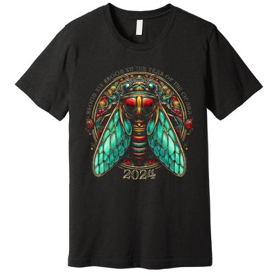 Cicada Lover Brood Xix Brood Xiii Year Of The Cicada 2024 Premium T-Shirt