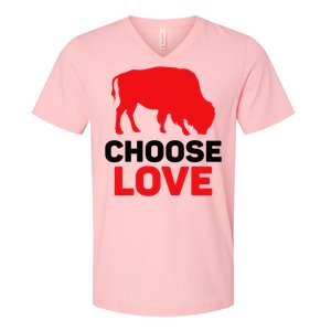 Choose Love Buffalo Choose Love Bills V-Neck T-Shirt