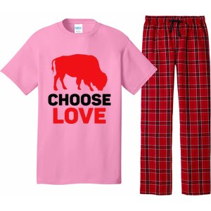 Choose Love Buffalo Choose Love Bills Pajama Set