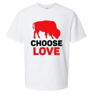 Choose Love Buffalo Choose Love Bills Sueded Cloud Jersey T-Shirt