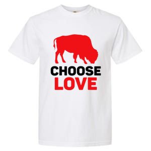 Choose Love Buffalo Choose Love Bills Garment-Dyed Heavyweight T-Shirt