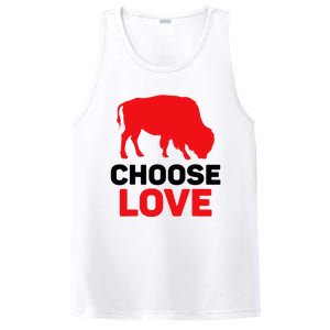 Choose Love Buffalo Choose Love Bills PosiCharge Competitor Tank