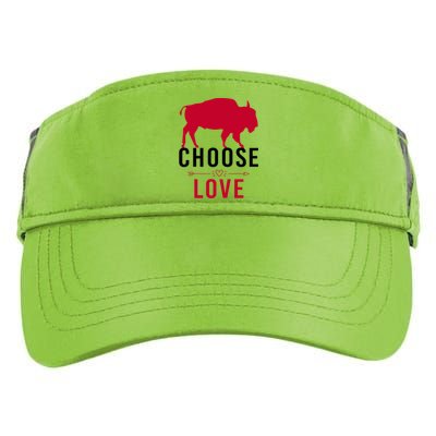 Choose Love Buffalo Buffalo Bills Choose Love Adult Drive Performance Visor