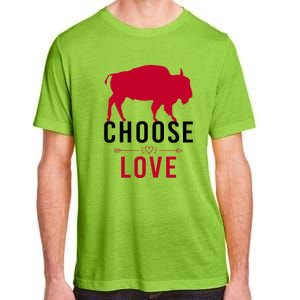 Choose Love Buffalo Buffalo Bills Choose Love Adult ChromaSoft Performance T-Shirt