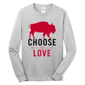 Choose Love Buffalo Buffalo Bills Choose Love Tall Long Sleeve T-Shirt