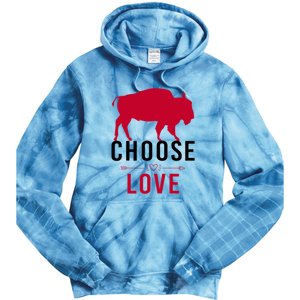 Choose Love Buffalo Buffalo Bills Choose Love Tie Dye Hoodie