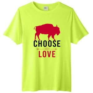 Choose Love Buffalo Buffalo Bills Choose Love Tall Fusion ChromaSoft Performance T-Shirt