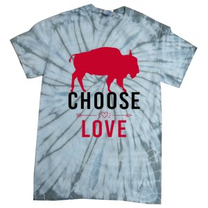 Choose Love Buffalo Buffalo Bills Choose Love Tie-Dye T-Shirt