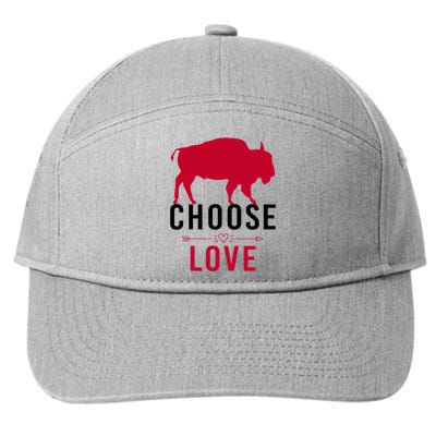 Choose Love Buffalo Buffalo Bills Choose Love 7-Panel Snapback Hat