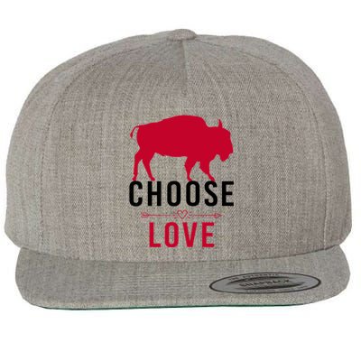 Choose Love Buffalo Buffalo Bills Choose Love Wool Snapback Cap