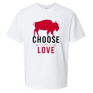 Choose Love Buffalo Buffalo Bills Choose Love Sueded Cloud Jersey T-Shirt