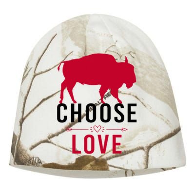 Choose Love Buffalo Buffalo Bills Choose Love Kati - Camo Knit Beanie