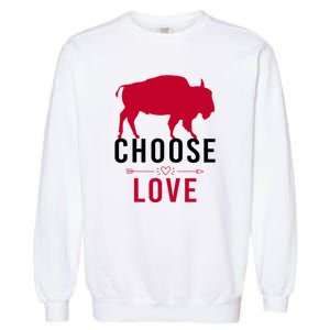 Choose Love Buffalo Buffalo Bills Choose Love Garment-Dyed Sweatshirt