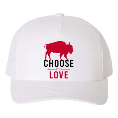 Choose Love Buffalo Buffalo Bills Choose Love Yupoong Adult 5-Panel Trucker Hat