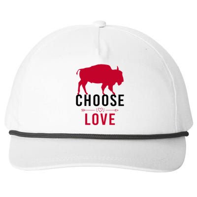 Choose Love Buffalo Buffalo Bills Choose Love Snapback Five-Panel Rope Hat