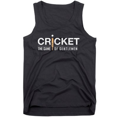 Cricket Like Baseball Funny Player Coach Sports Tank Top