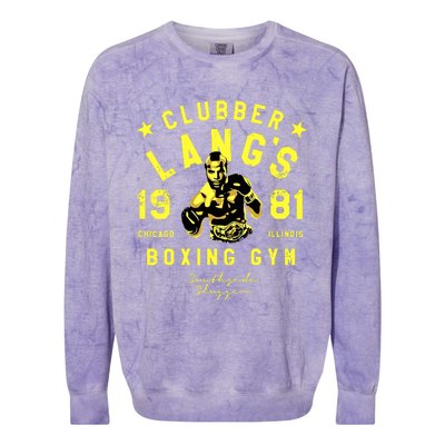 Clubber Lang's Boxing Gym Colorblast Crewneck Sweatshirt