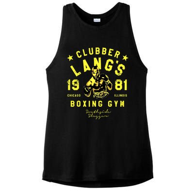 Clubber Lang's Boxing Gym Ladies PosiCharge Tri-Blend Wicking Tank