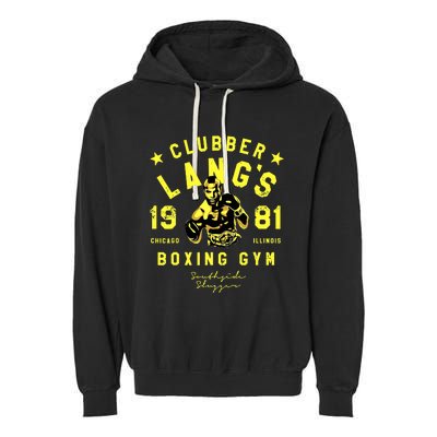 Clubber Lang's Boxing Gym Garment-Dyed Fleece Hoodie