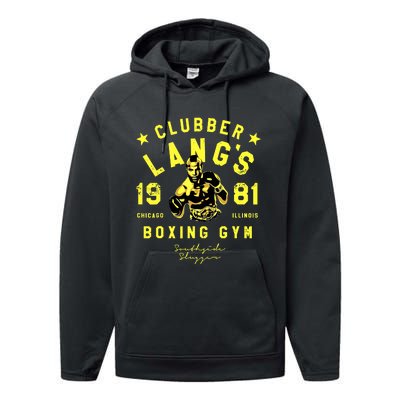 Clubber Lang's Boxing Gym Performance Fleece Hoodie