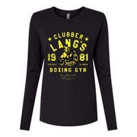 Clubber Lang's Boxing Gym Womens Cotton Relaxed Long Sleeve T-Shirt