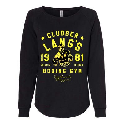 Clubber Lang's Boxing Gym Womens California Wash Sweatshirt